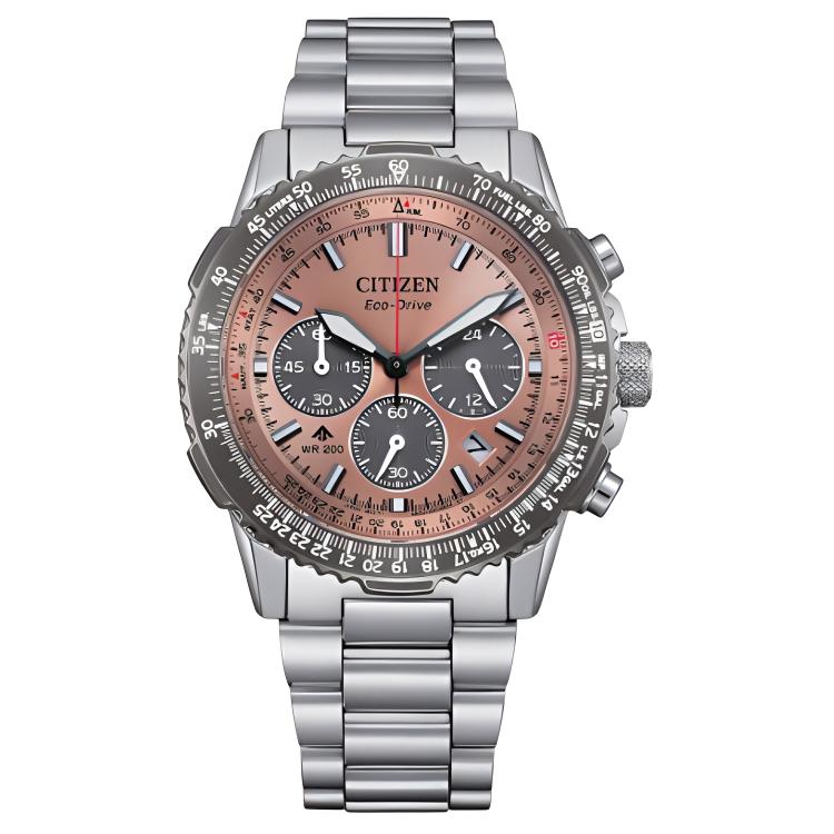 

CITIZEN Часы PROMASTER Series Wrist Watch Solar Quartz Movement Stainless Steel Strap 40mm Pink Watch Dial Men's Watch, Pink Watch Dial