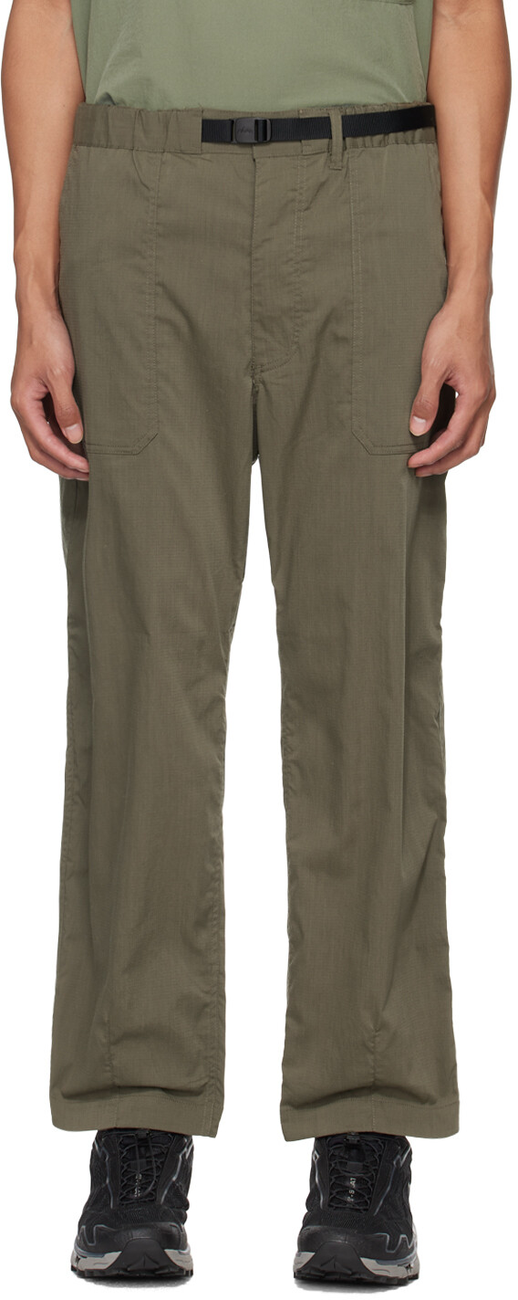 

Брюки цвета хаки-такиби Nanga