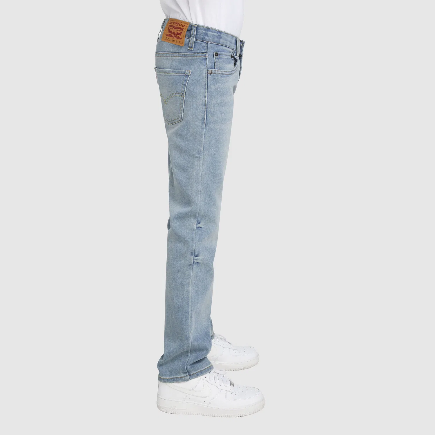 Джинсы 511 Slim Fit Eco Performance для мальчиков 8-20 лет Levi's, Light Wash — фото 3