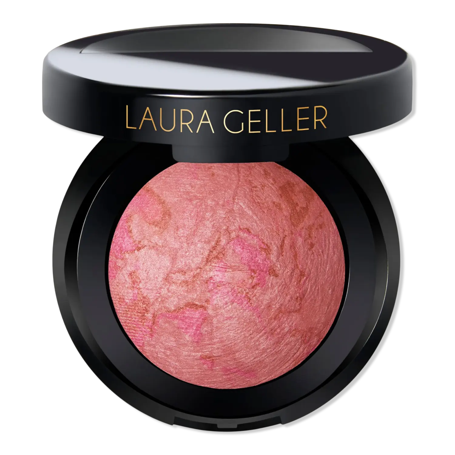 

Запеченные румяна Blush-n-Brighten с мраморным эффектом LAURA GELLER, Pink Buttercream (raspberry, bronze and neutral pink tones swirled)
