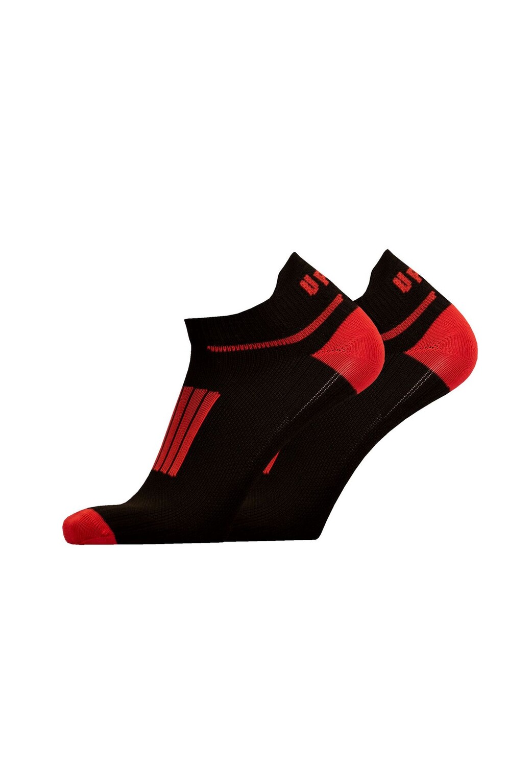 

Носки FRONT LOW, 2 шт., с мягкой подушкой UphillSport, цвет Black Red