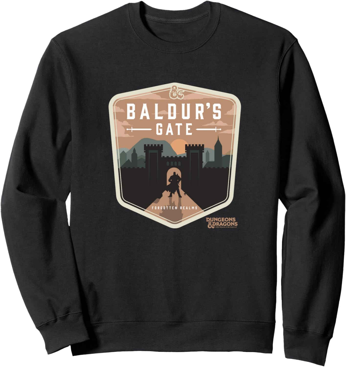 

Толстовка с логотипом Dungeons & Dragons Baldur's Gate Forgotten Realms, черная, Черный, Толстовка с логотипом Dungeons & Dragons Baldur's Gate Forgotten Realms, черная