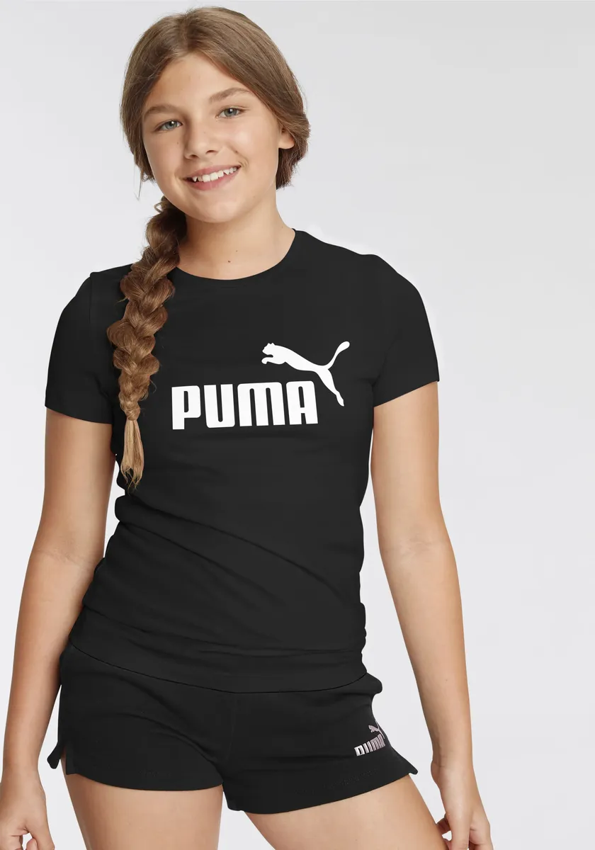 

Футболка PUMA "ESS LOGO TEE G", цвет Puma Black