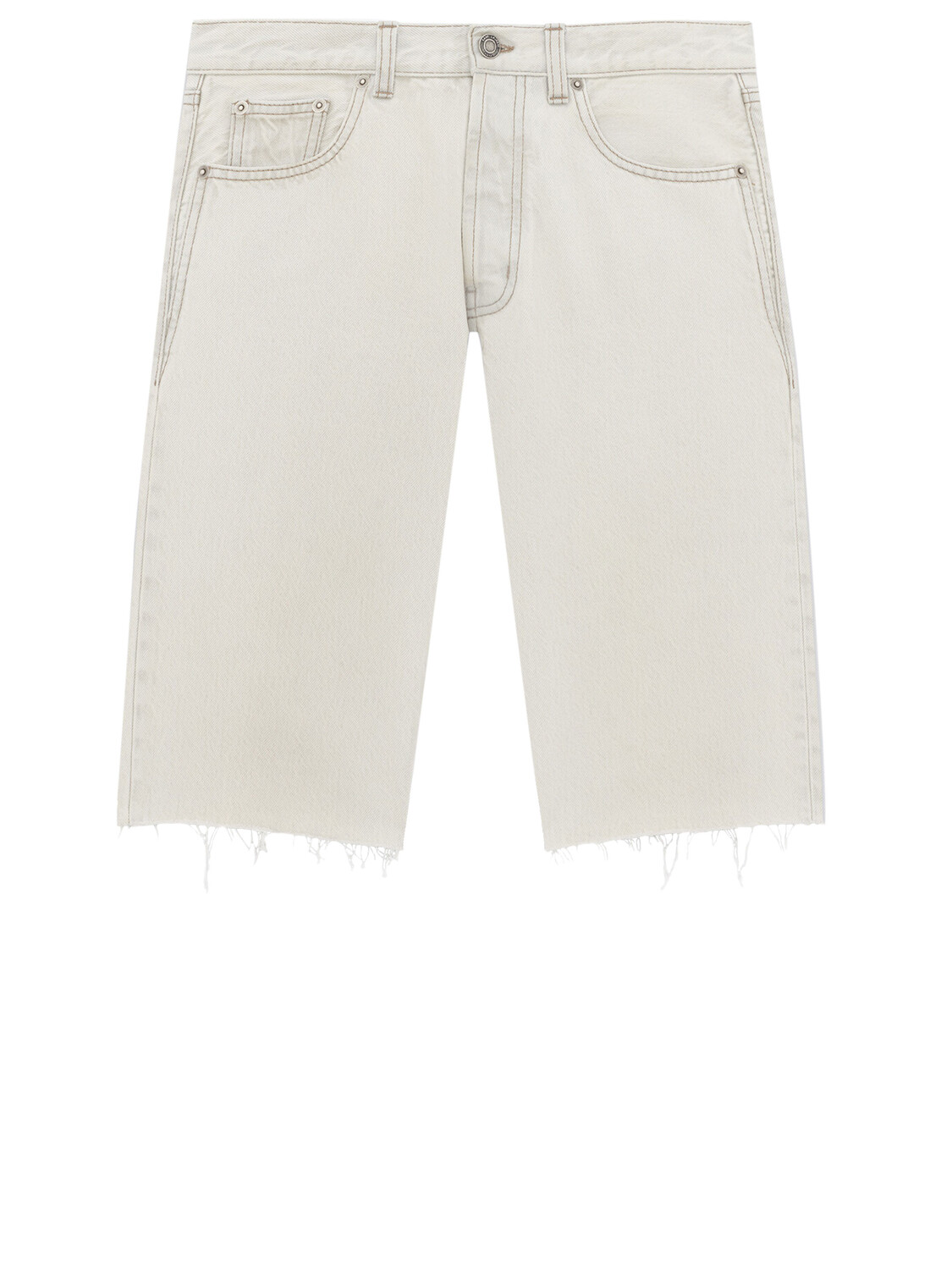 

Шорты Saint Laurent Light-grey denim bermuda, серый