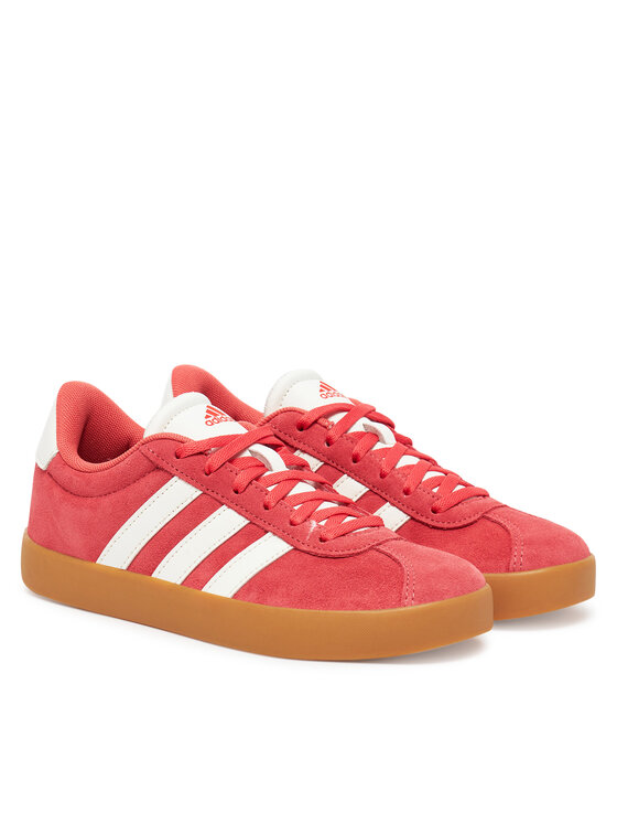 Кроссовки Vl Court 3.0 K JR2214 Adidas, красный — фото 2