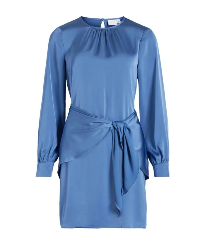 

Короткое платье из полиэстера, коллекция весна/лето Vila, синий