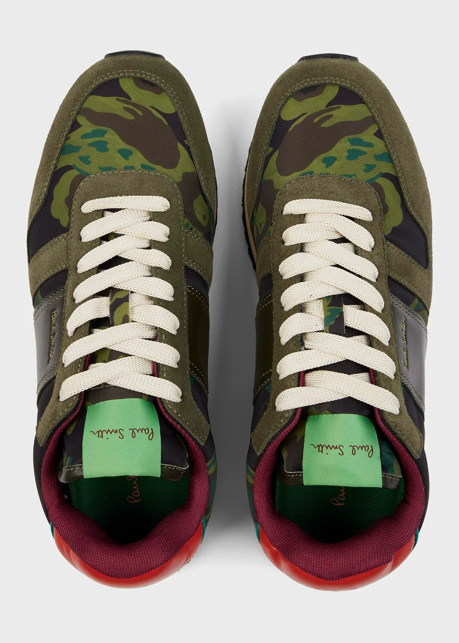 Кроссовки "восьмидесятых" Paul Smith, Dark Green 9 — фото 3