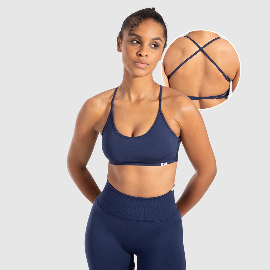 

SMILODOX Женский спортивный бюстгальтер Sena темно-синего цвета