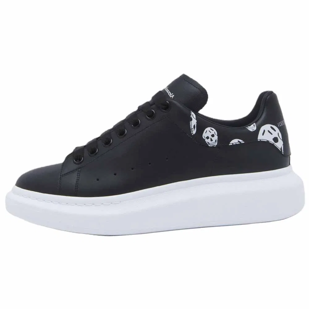 Кеды Oversized из телячьей кожи Alexander McQueen черные
