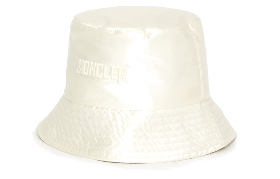 Moncler Панама шляпа женская светло-коричневая, Light Umber — фото 4