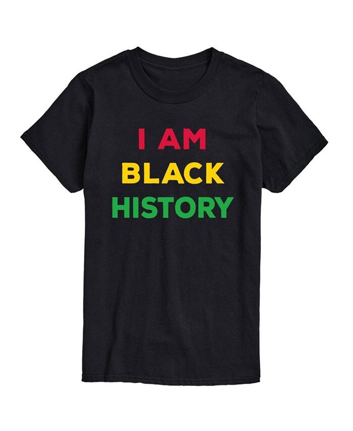 

Мужская футболка с короткими рукавами I Am Black History Month AIRWAVES, черный