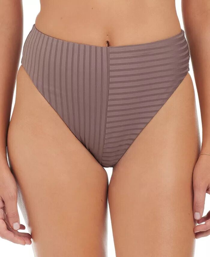 

Женские плавки бикини Refresh Rib High-Leg с высокой посадкой Sanctuary, коричневый