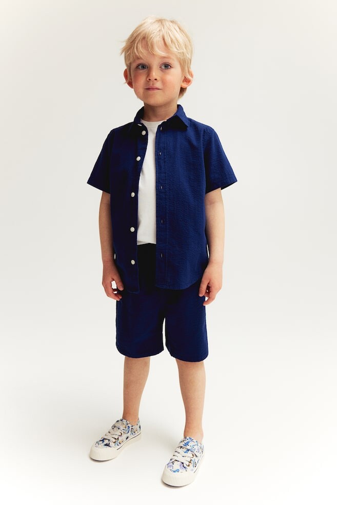 

Шорты без застежки H&M, синий