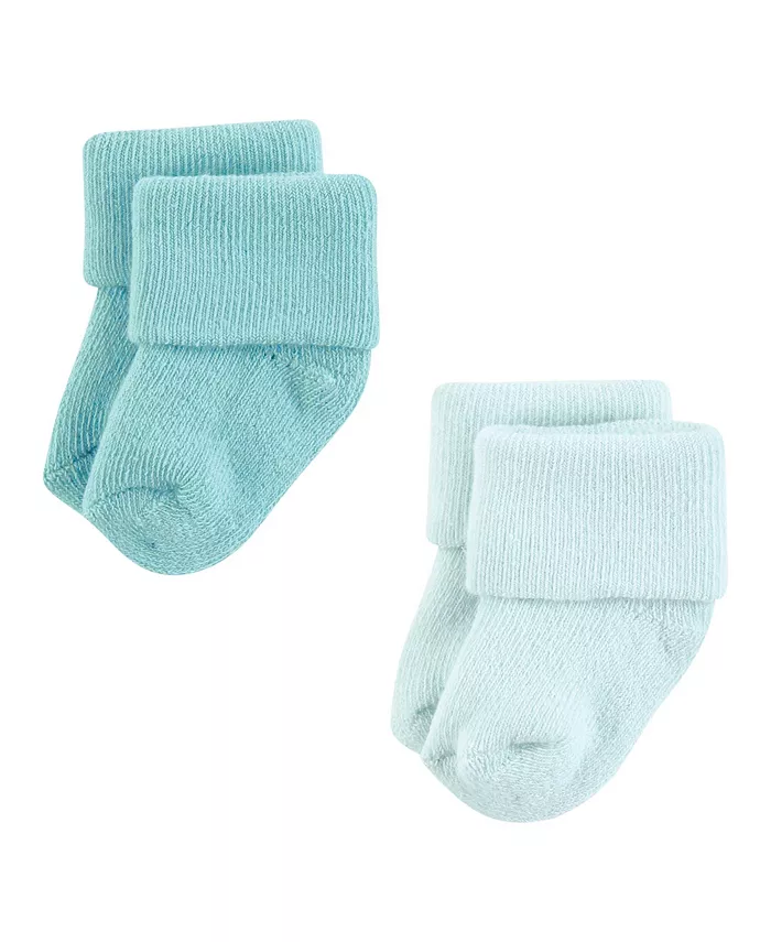 Носки для мальчиков Hudson Cotton Rich Newborn и Terry, Modern Elephant, 6-12 месяцев Hudson Baby, синий — фото 4