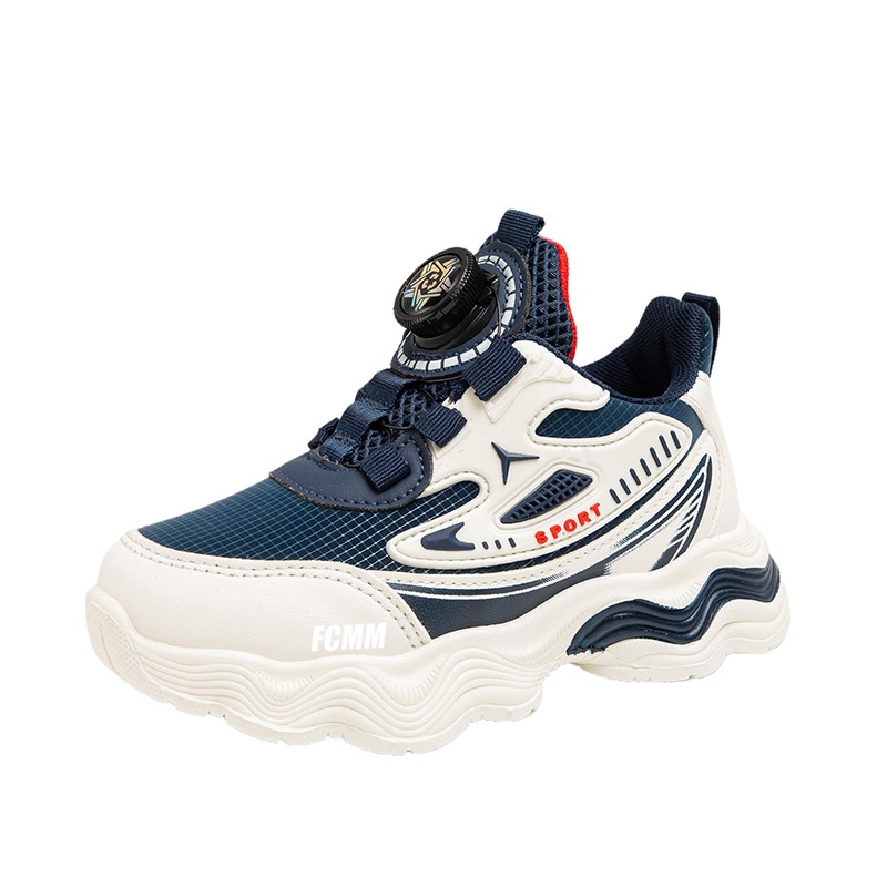 

Износостойкие дышащие низкие повседневные кроссовки для детей FCMM, черный