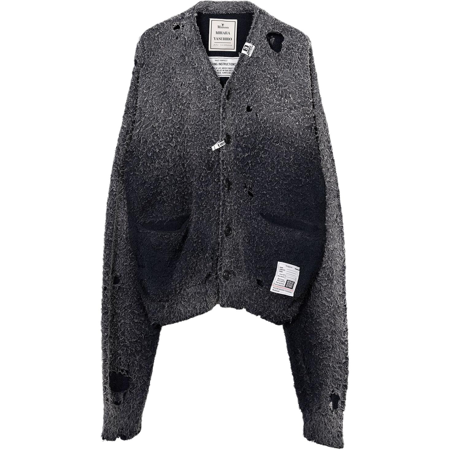 

Кардиган вязаный FW25 Sun Faded Like Maison Mihara Yasuhiro, черный