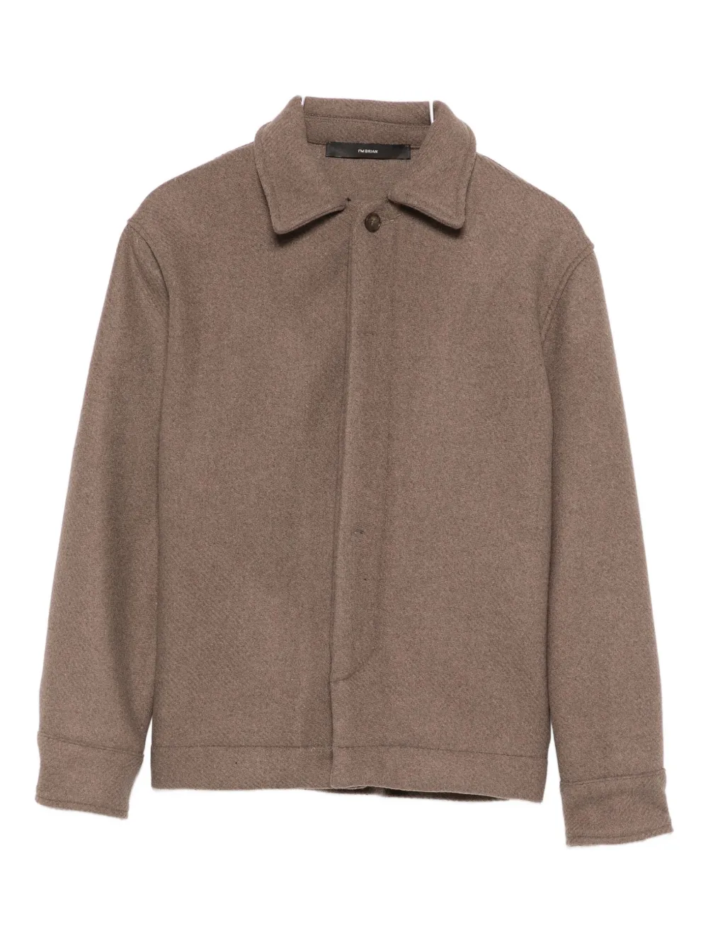 

Шерстяной жакет на пуговицах I'M Brian, коричневый