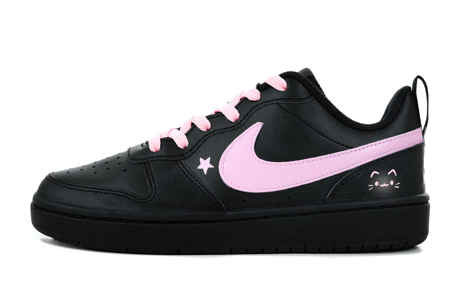 

Court Borough Cute Berry нескользящие низкие детские скейтбординг кроссовки Berry Pink для подростков Nike, розовый