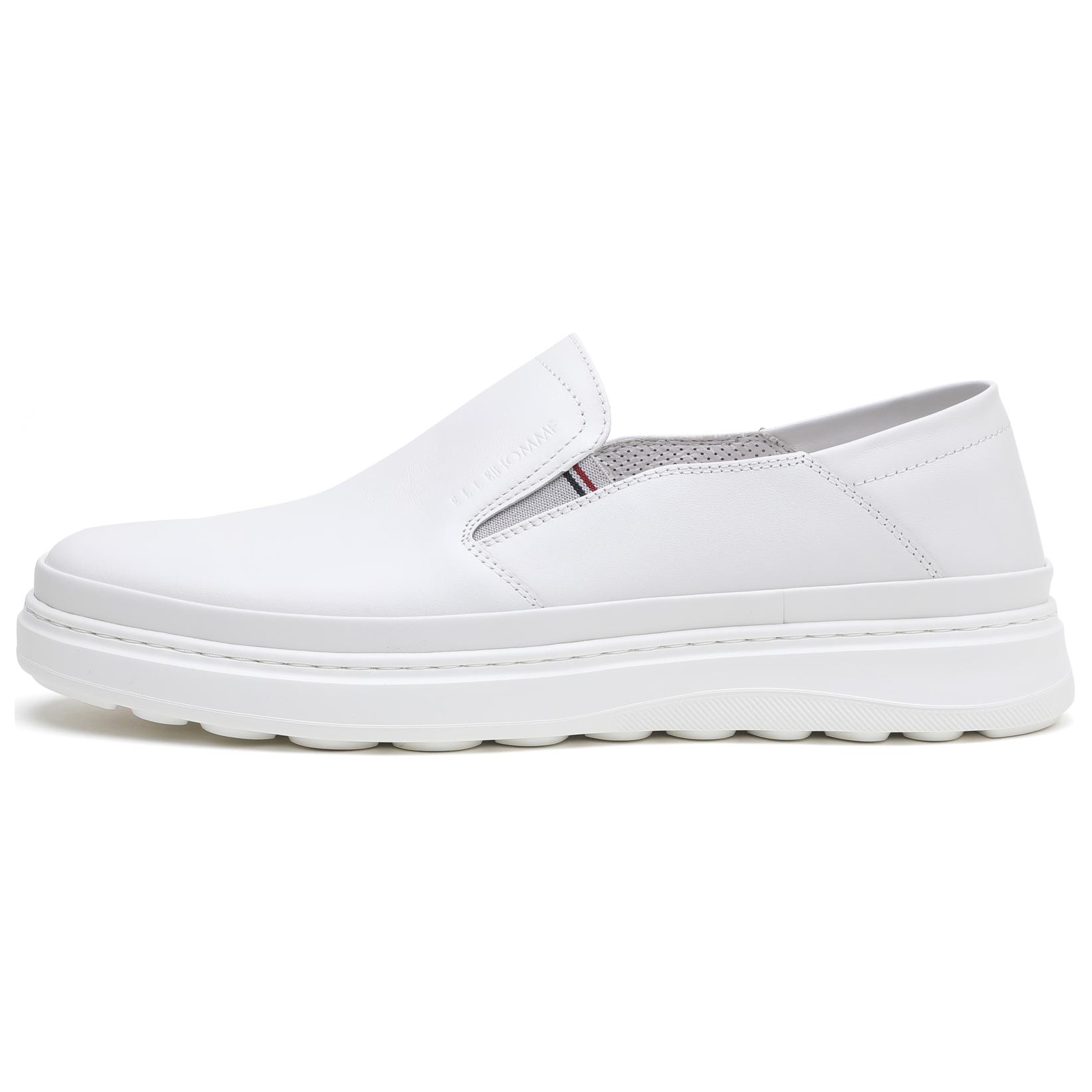 

ELLE HOMME Мужские повседневные кеды низкие белые, цвет White