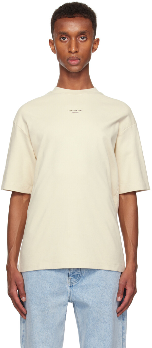 

Off-White Футболка Le T-Shirt Slogan Classique Drole De Monsieur