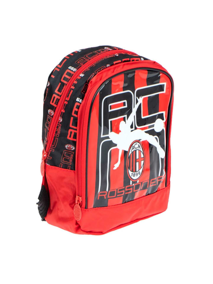 

COFI 1453 Рюкзак болельщика «Милана» (AC Milan), 27 см, идеально подходит для школы и поездок, красный