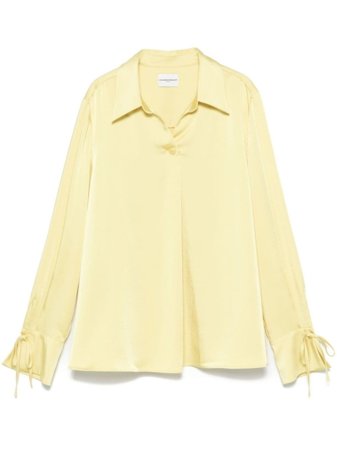 

Claudie Pierlot атласная блузка, желтый