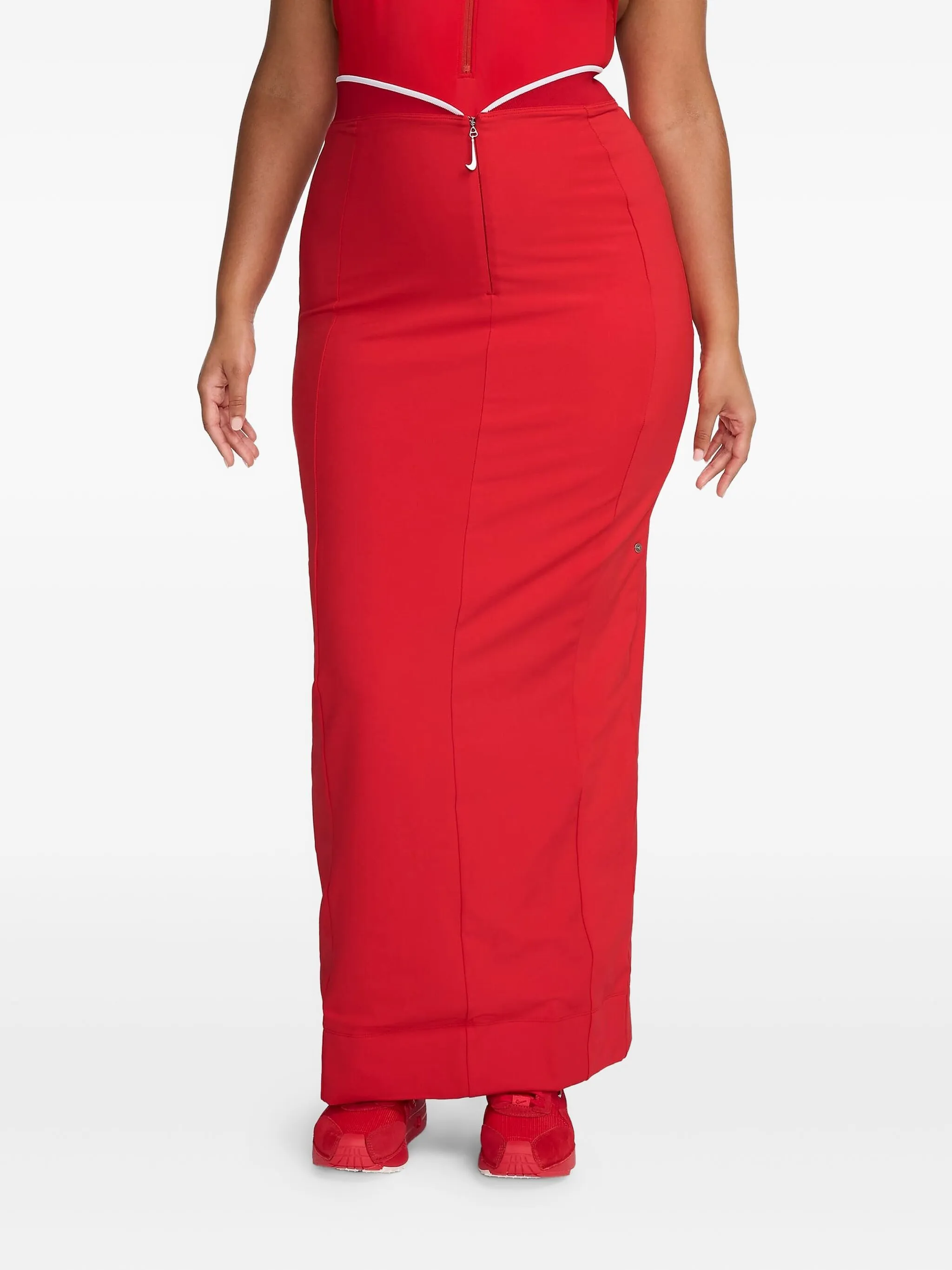 

Юбка макси на молнии Nike, красный