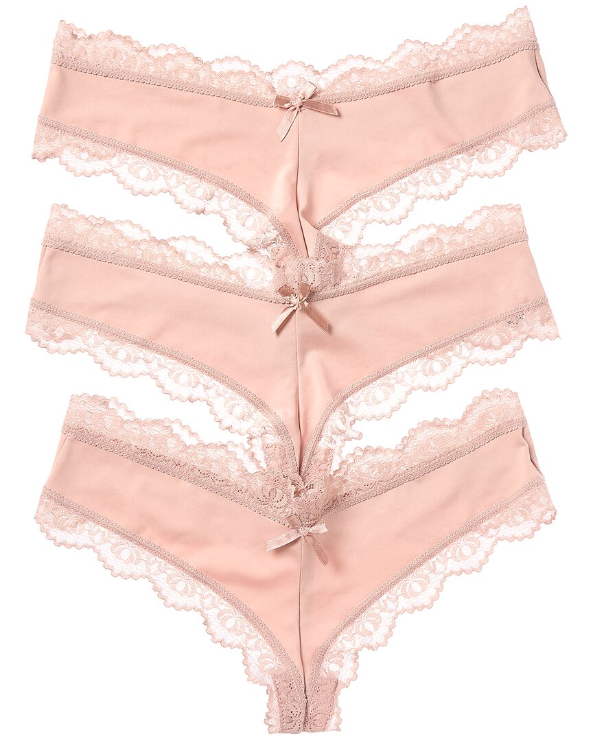 

Стринги House of Desire из 3 пар Vera Micro & Lace House Of Desire, розовый