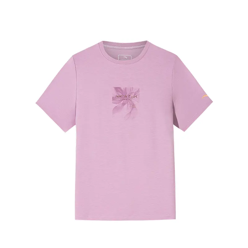 

ANTA Футболка для разнообразных тренировок женская Rose Purple Pink, Розовый, ANTA Футболка для разнообразных тренировок женская Rose Purple Pink