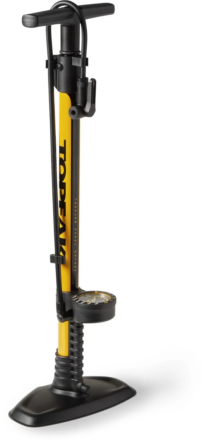 

Двухступенчатый напольный насос JoeBlow Sport Topeak, Yellow