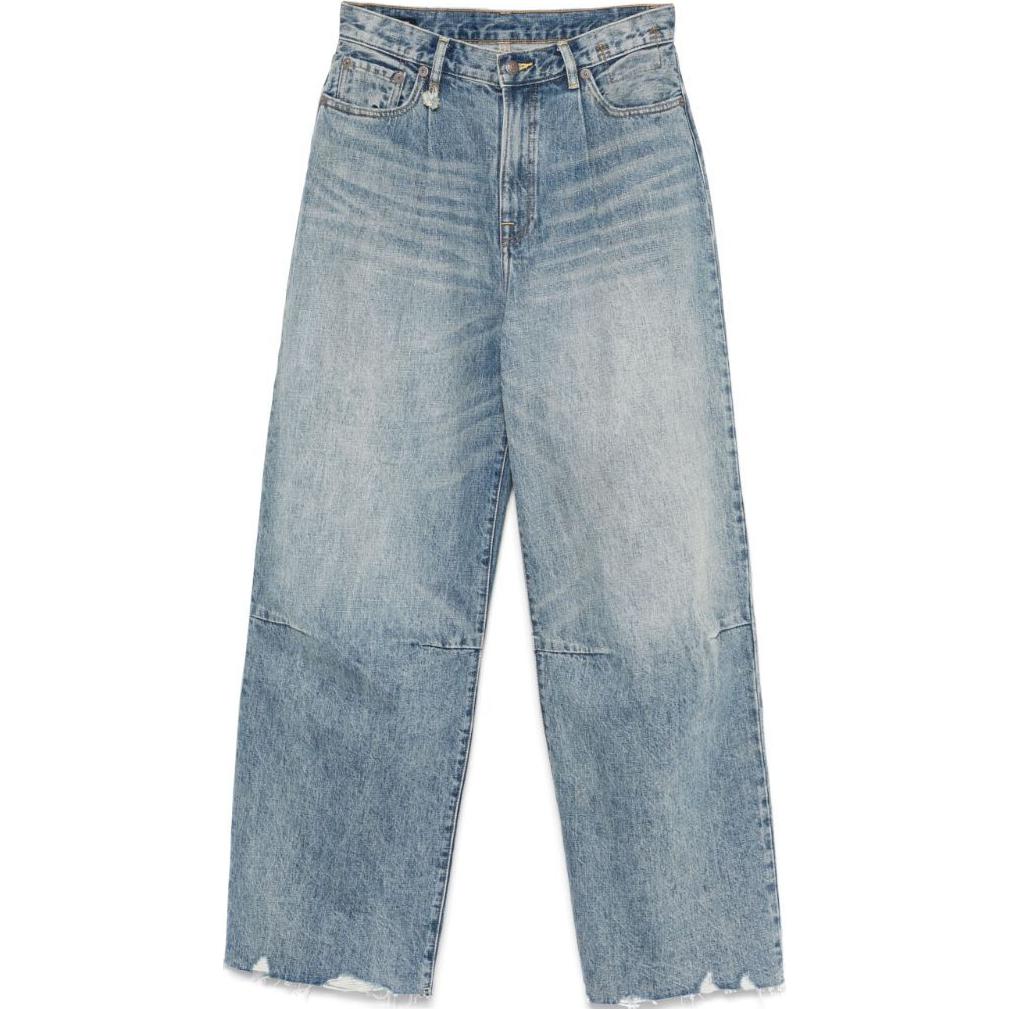 

Уайн джинсы с широкими штанинами R13, светло-голубой