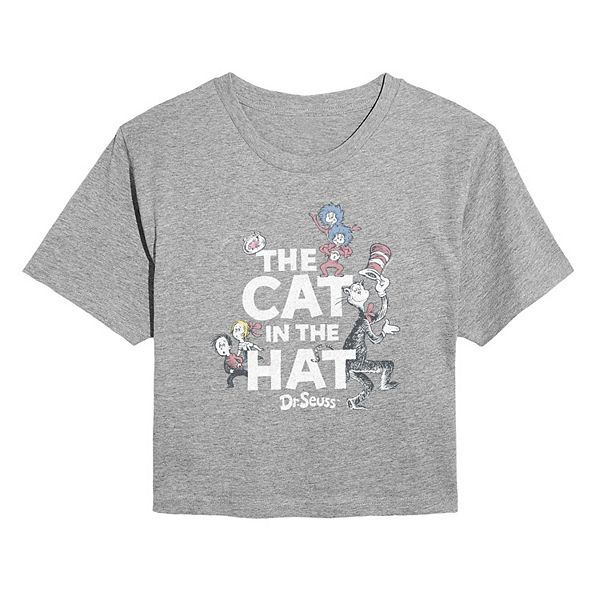 

Футболка Juniors' The Cat in the Hat с эффектом поношенности Dr. Seuss