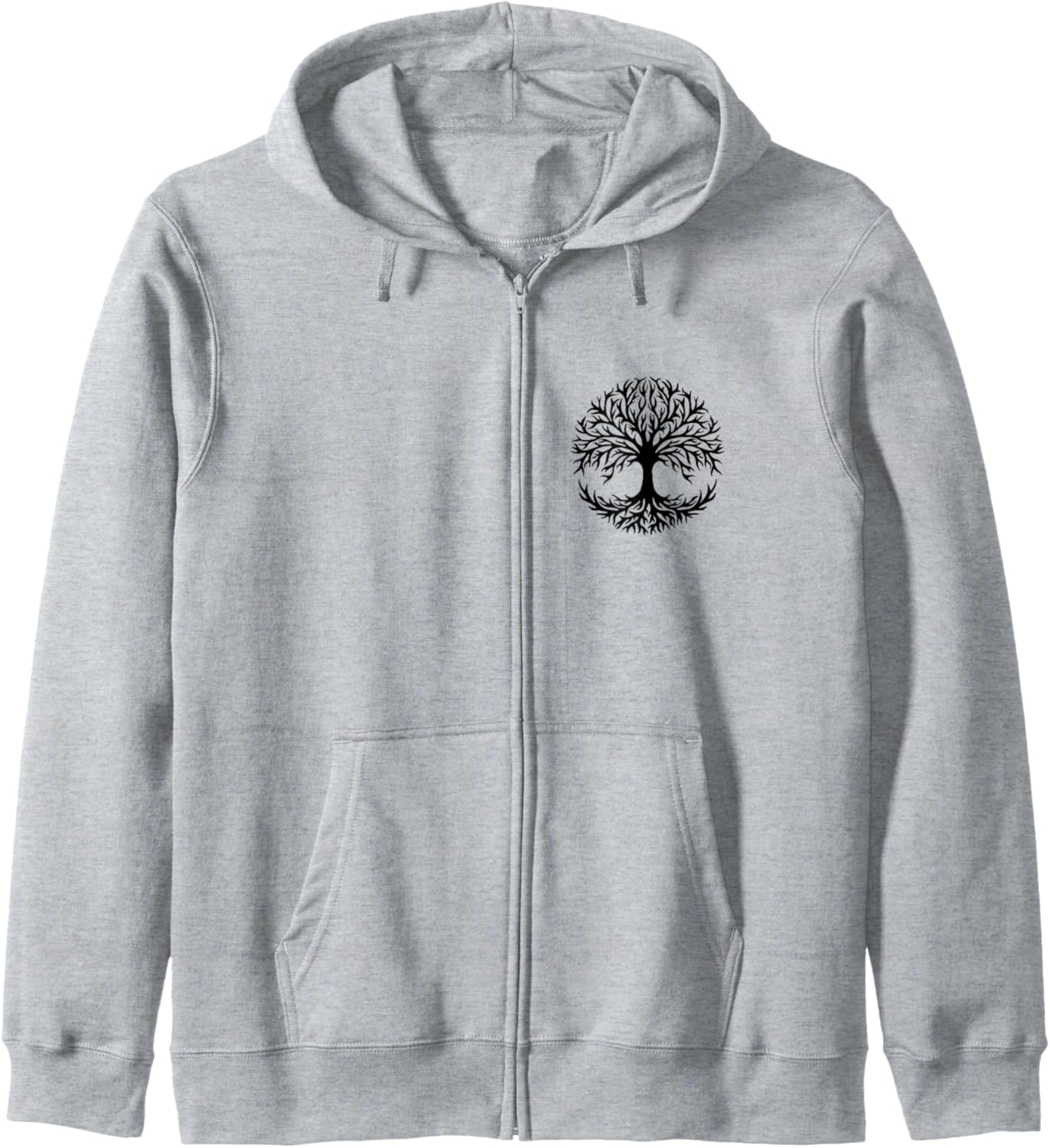 

Югдрасиль, кельтское Древо Жизни, скандинавская мифология, природа, толстовка на молнии The Tree Of Life By Ann Matthias, серый