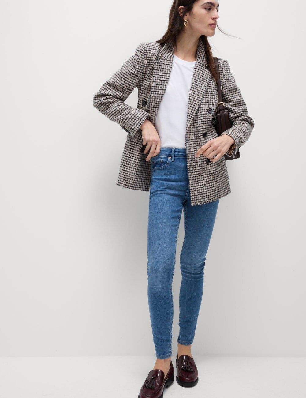 

Джинсы скинни Ivy Marks & Spencer, средний синий
