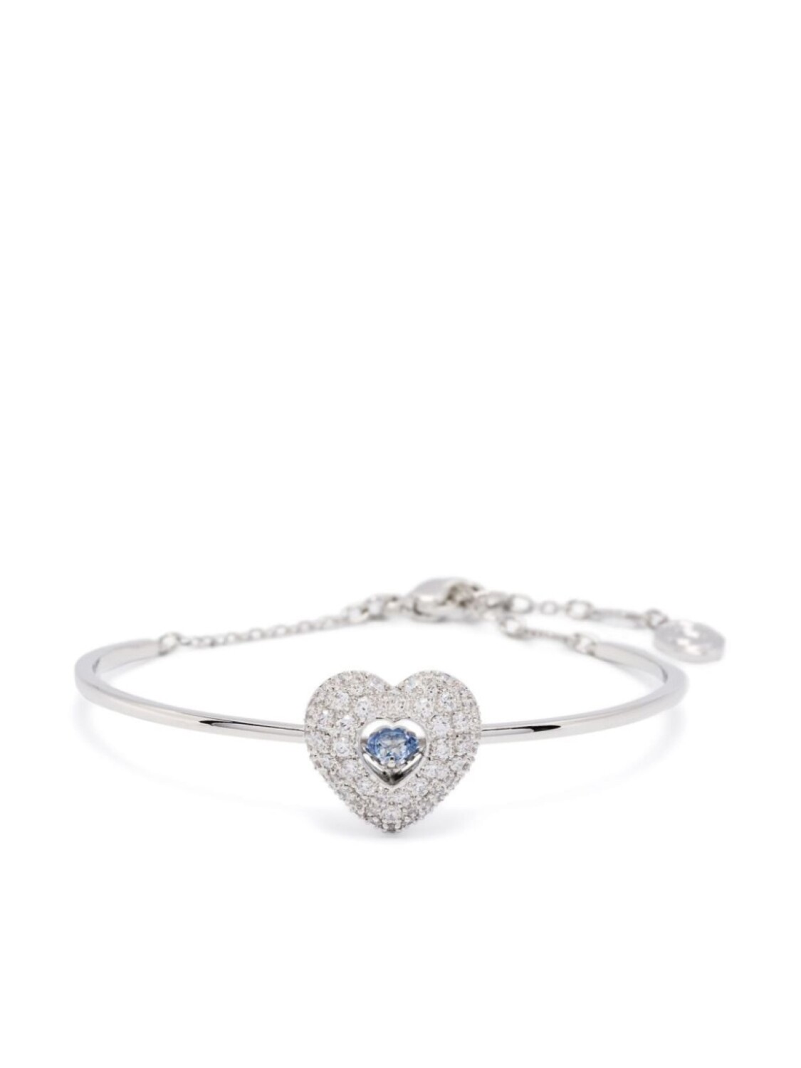 

Браслет-бэнгл Hyperbola Swarovski, серебряный