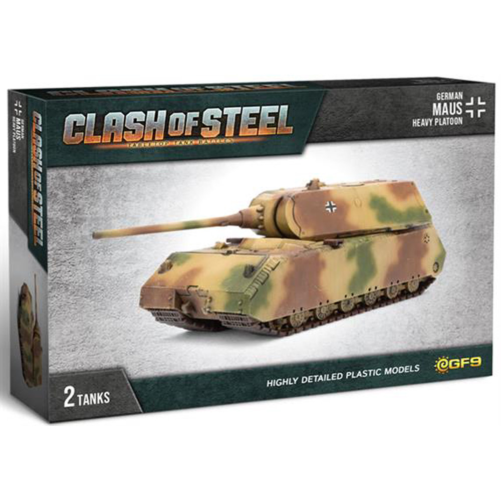 

Миниатюра Gale Force 9 Clash of Steel: German - Maus Heavy Platoon