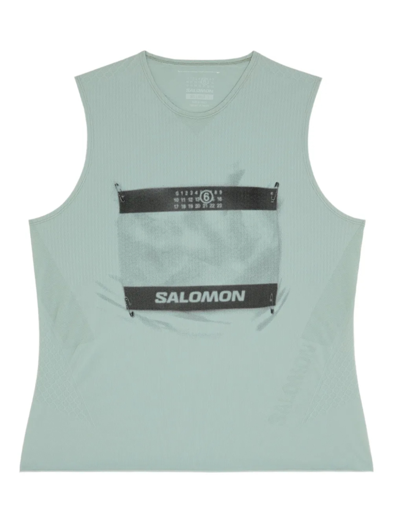 

Топ с логотипом из коллаборации с Salomon MM6 Maison Margiela X Salomon, зеленый