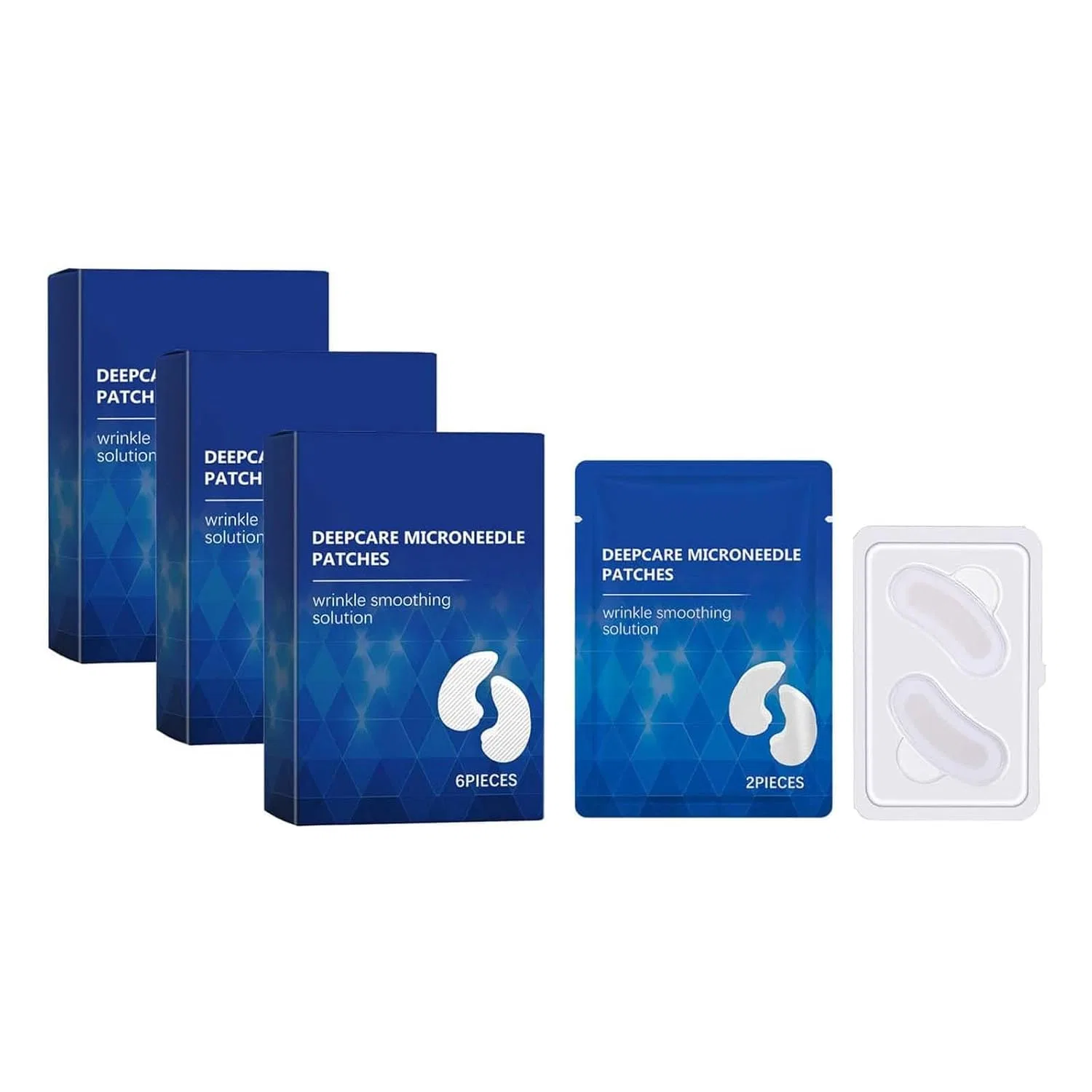 Патчи для глаз Malora Microglow от морщин Godemmio, 3 Boxes