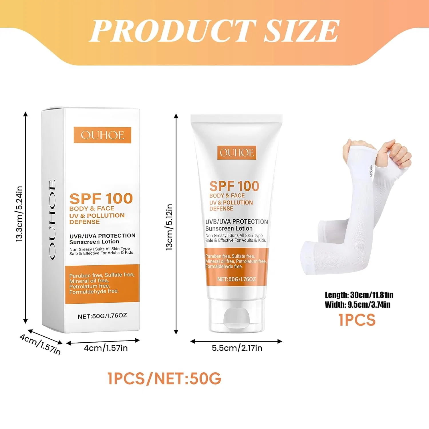 Увлажняющий солнцезащитный крем SPF 100 с охлаждающими накладками Taimeimao — фото 2