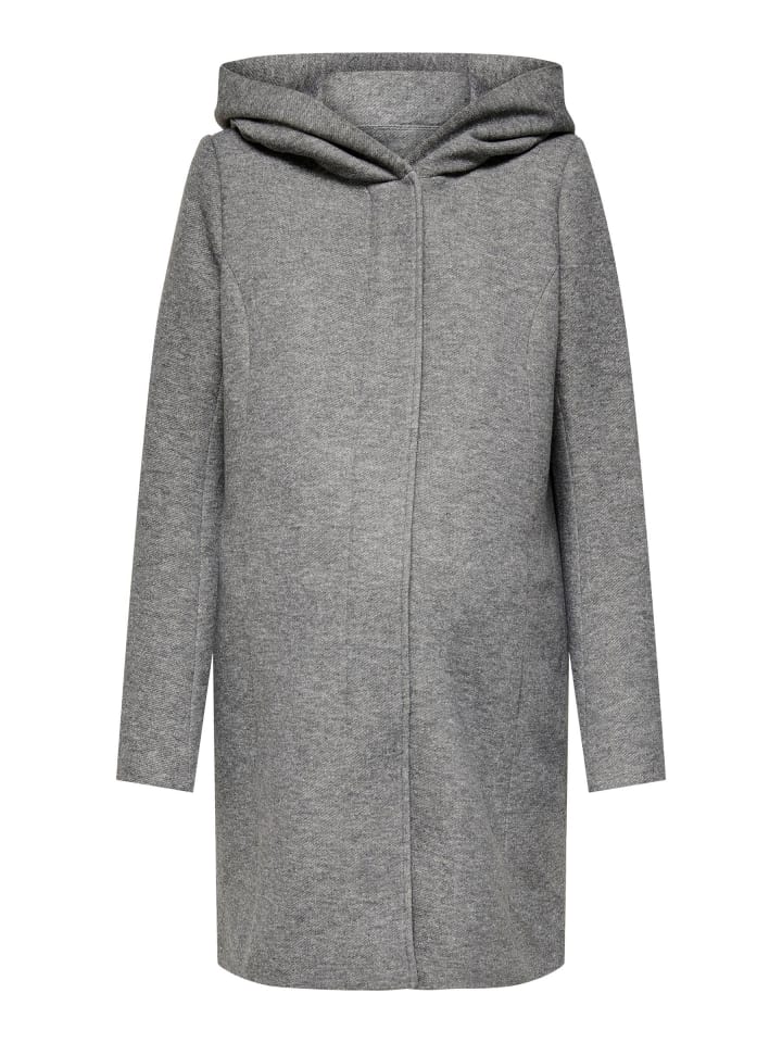 

Зимнее пальто ONLY, светло-серый меланж