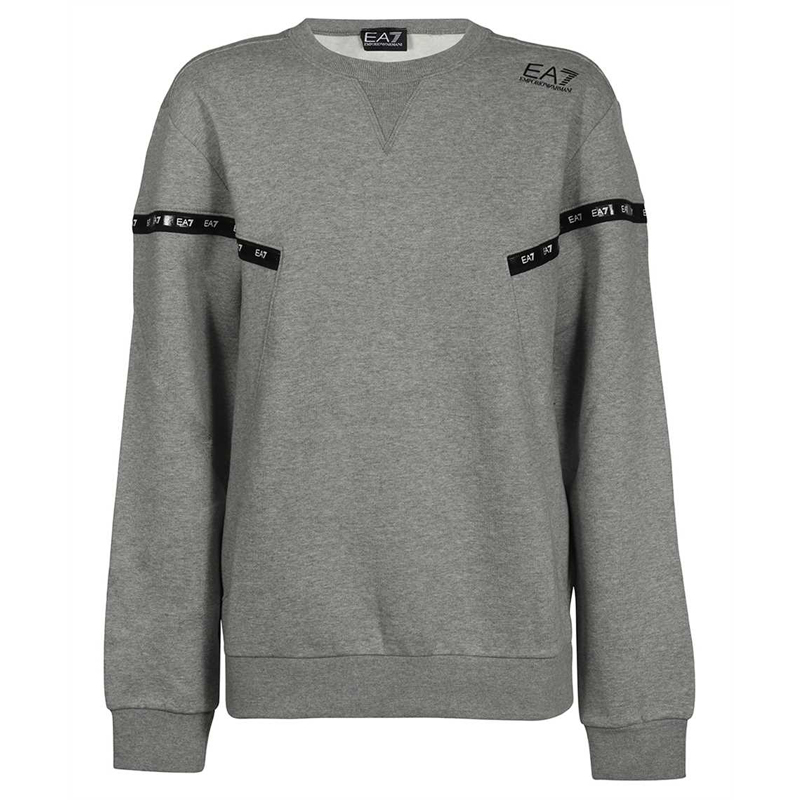 Толстовка EA7 SS22 мужская серая EMPORIO ARMANI, серый — фото 2