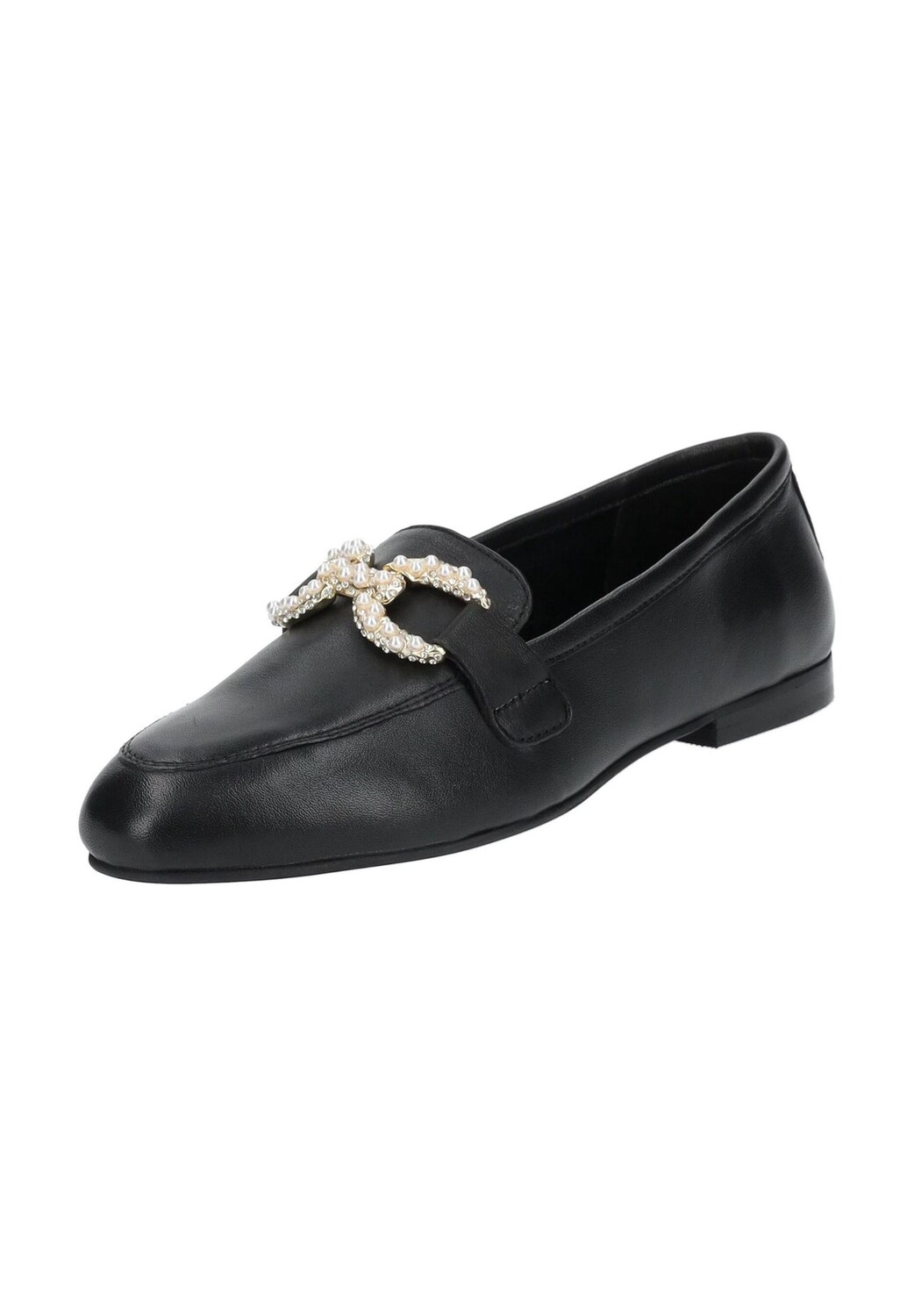 Кожаные тапочки STEVE MADDEN, черный