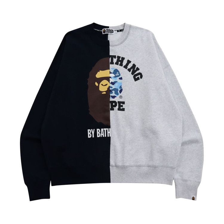 

Свитер BAPE College & By Bathing Loose Fit Crewneck, Navy