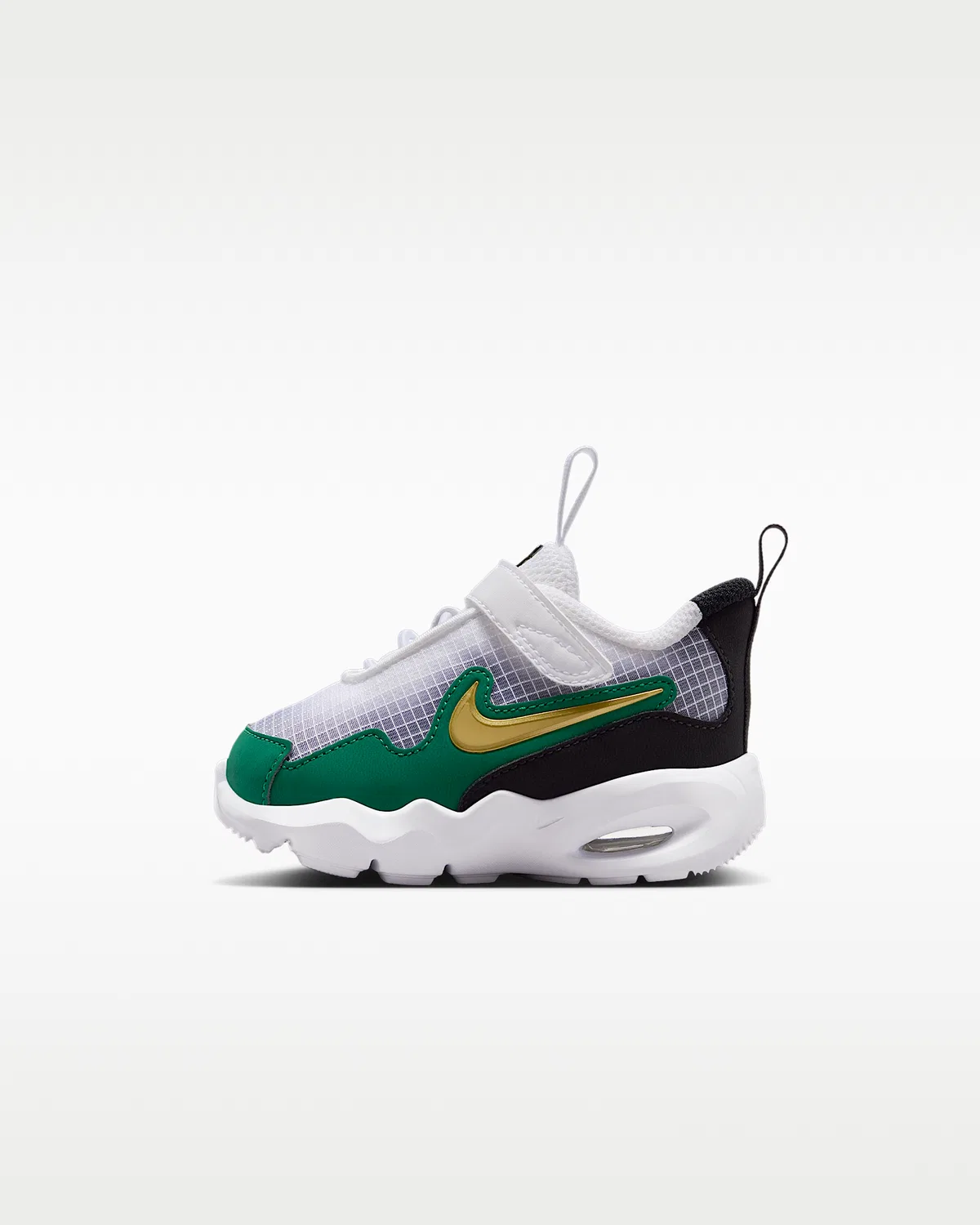 Детские кроссовки Nike Air Max Nova, White/Malachite/Black/Metallic Gold