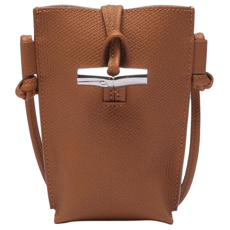 

LONGCHAMP Розо Кожаный держатель для телефона