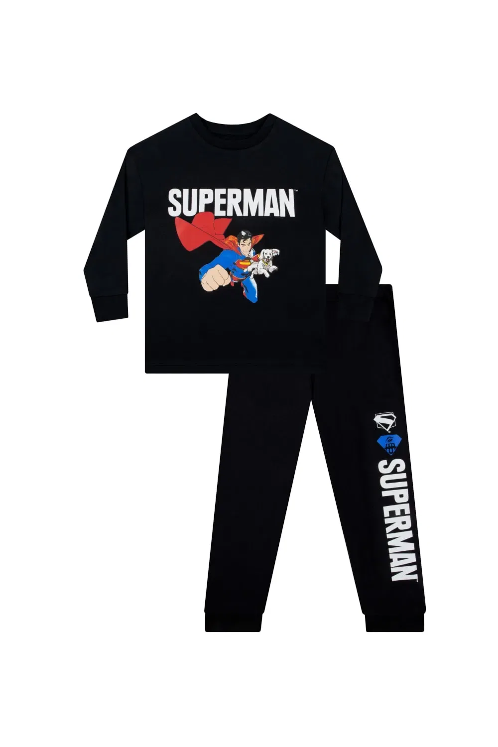 Пижама Superman с Крипто, DC Comics, черный