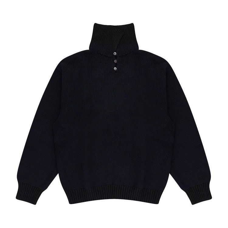 

Свитер Aimé Leon Dore Button Turtleneck Sweater, Navy