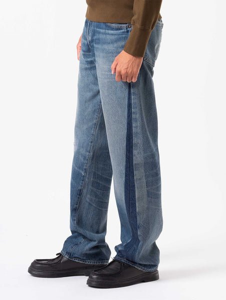Винтажная одежда LEVI'S 1955 501 Джинсы, цвет индиго, средний размер Levi's, Medium Indigo - Worn In — фото 4