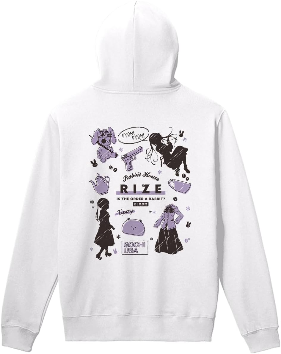 

Орден - это кролик Худи BLOOM Rize Ani Sketch, мужской, размер S Armabianca