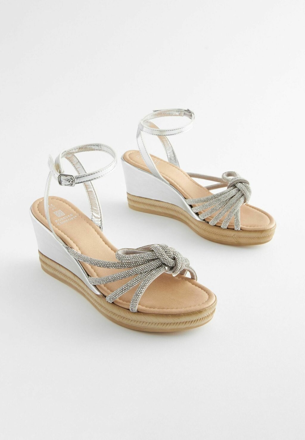 

REGULAR FIT Forever Comfort Next, Босоножки на платформе серебристый